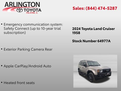 Used 2024 Toyota Land Cruiser 1958 AWD/4WD image 4