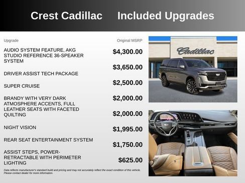 Used 2021 Cadillac Escalade ESV Sport w/ Driver Assist Tech Package AWD/4WD image 5