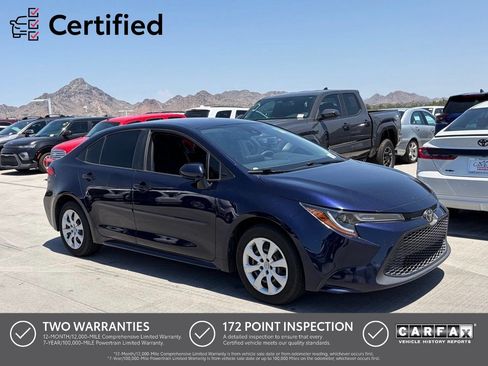 Used 2022 Toyota Corolla LE w/ Carpet Mat Package (TMS) FWD image 1