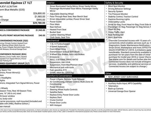 Certified 2018 Chevrolet Equinox LT FWD image 13