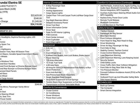 New 2026 Hyundai Elantra SE FWD image 6