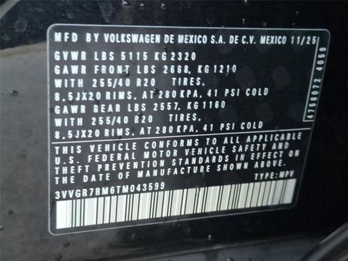 New 2026 Volkswagen Tiguan SE R-Line AWD/4WD image 24