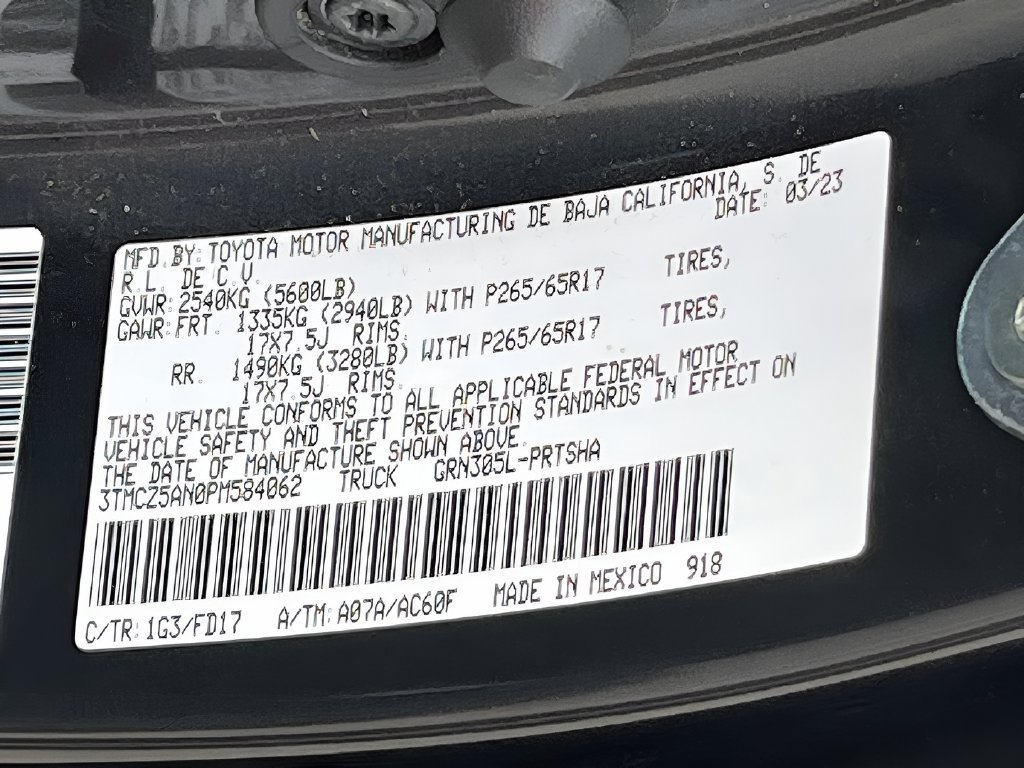Used 2023 Toyota Tacoma TRD Sport AWD/4WD image 29