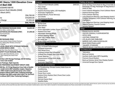 Used 2024 GMC Sierra 1500 Elevation w/ Elevation Premium Package AWD/4WD image 8