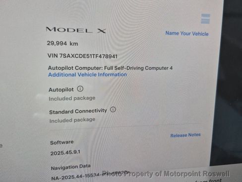 Used 2026 Tesla Model X AWD/4WD image 3