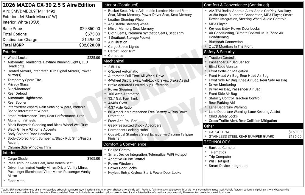 Certified 2026 MAZDA CX-30 AWD 2.5 S image 4