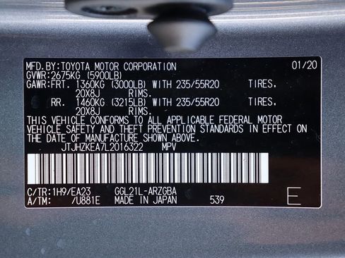 Used 2020 Lexus RX 350L FWD w/ Premium Package image 59