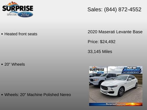 Used 2020 Maserati Levante AWD/4WD image 17