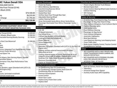 Used 2022 GMC Yukon Denali AWD/4WD image 1