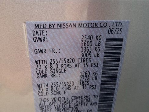 New 2025 Nissan Murano SL w/ Cargo Package image 31