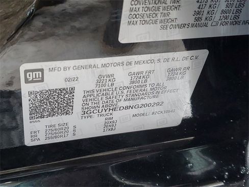 Used 2022 Chevrolet Silverado 1500 High Country w/ Z71 Off-Road Package image 35