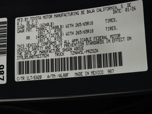 New 2026 Toyota Tacoma SR5 image 19