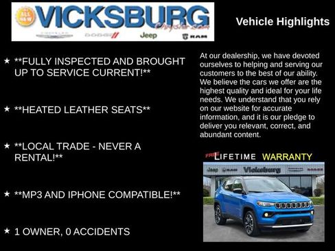 Used 2024 Jeep Compass Limited AWD/4WD image 13
