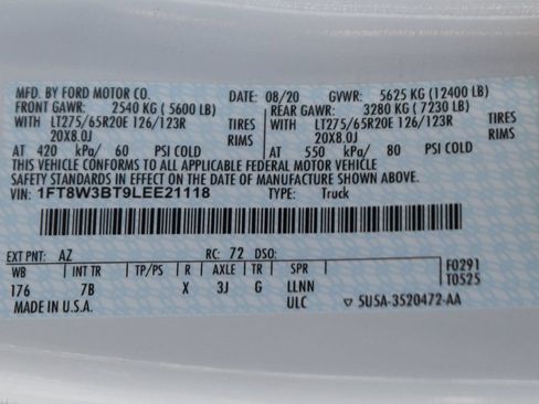Used 2020 Ford F350 Platinum AWD/4WD image 57