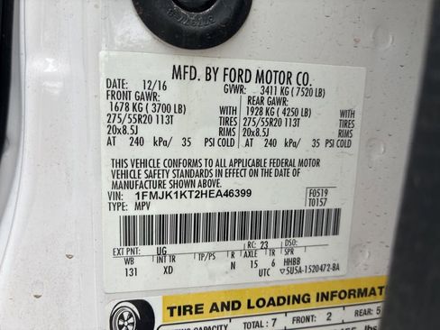 Used 2017 Ford Expedition EL Limited w/ Equipment Group 301A image 24