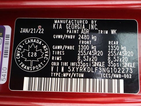 Used 2022 Kia Sorento SX image 63