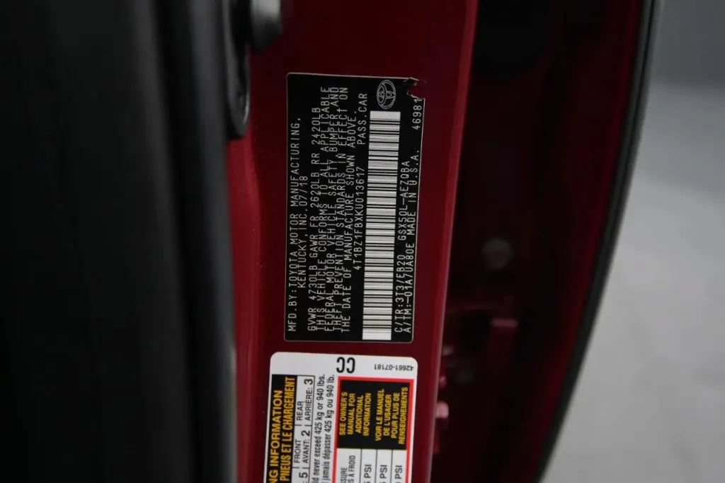 Used 2019 Toyota Avalon XSE w/ All Weather Liner Package FWD image 30