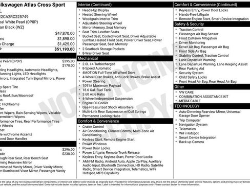 Certified 2024 Volkswagen Atlas Cross Sport SEL AWD/4WD image 3