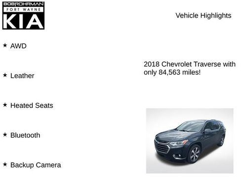 Used 2018 Chevrolet Traverse LT AWD/4WD image 7
