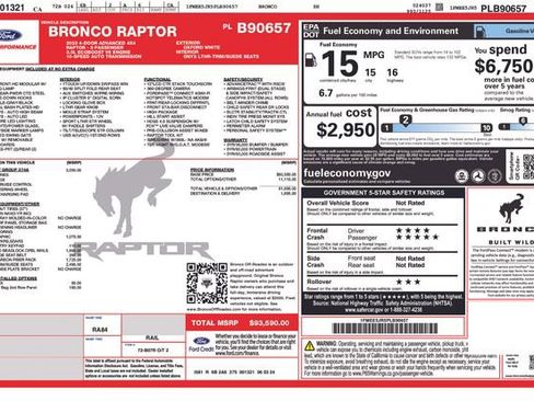 Certified 2023 Ford Bronco Raptor image 37