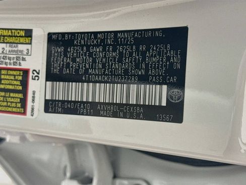 Certified 2026 Toyota Camry SE FWD image 29