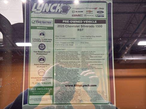 Used 2025 Chevrolet Silverado 1500 RST w/ Convenience Package II AWD/4WD image 44