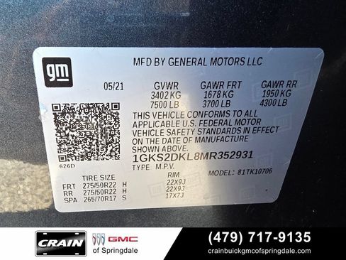 Used 2021 GMC Yukon Denali w/ Denali Premium Package AWD/4WD image 34