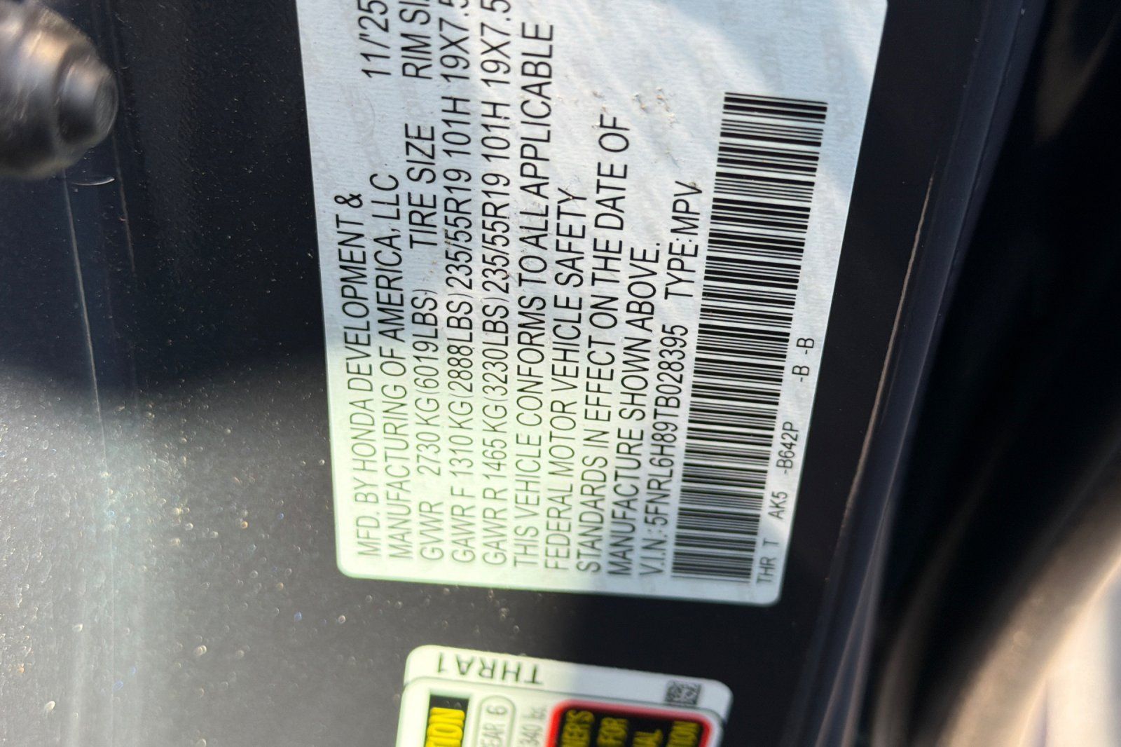 Used 2026 Honda Odyssey Touring image 45