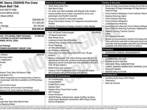 New 2025 GMC Sierra 2500 Pro image 25