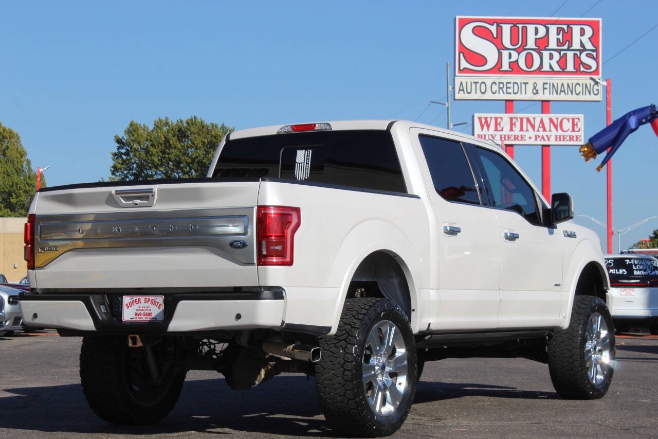 Used 2016 Ford F150 Limited w/ Trailer Tow Package AWD/4WD image 3