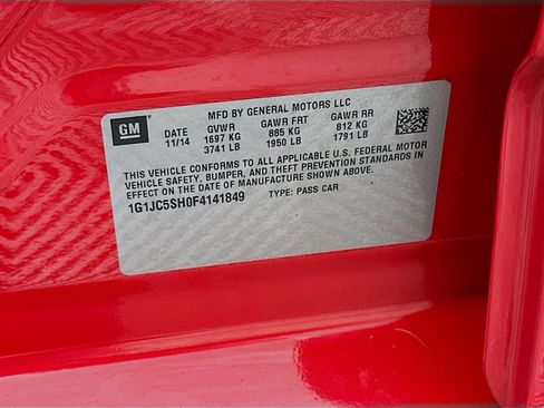 Used 2015 Chevrolet Sonic LT image 12