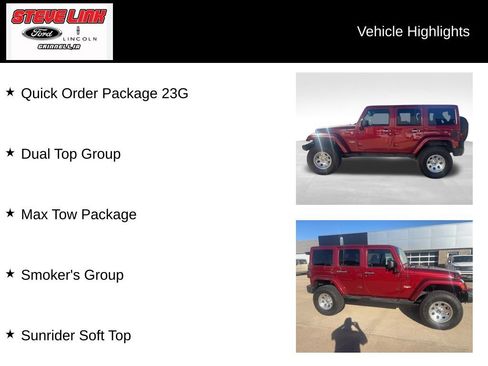 Used 2013 Jeep Wrangler Unlimited Sahara w/ Dual Top Group AWD/4WD image 7