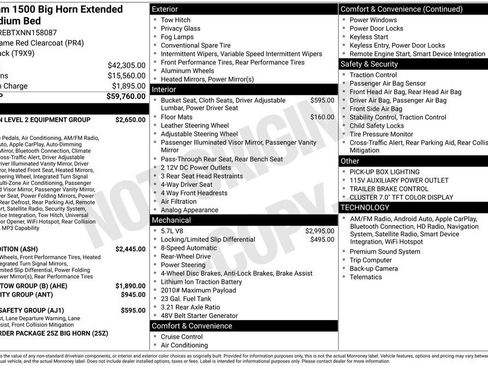 Used 2022 RAM 1500 Big Horn RWD image 7