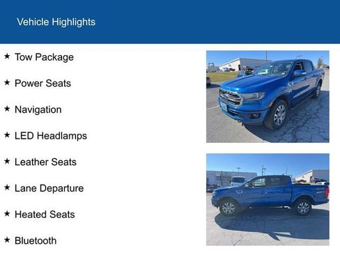 Used 2019 Ford Ranger Lariat image 2