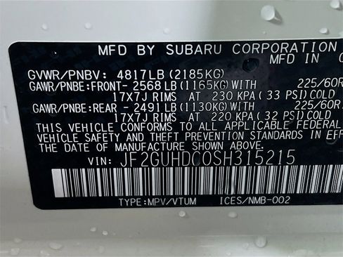 New 2025 Subaru Crosstrek 2.5i Premium image 24