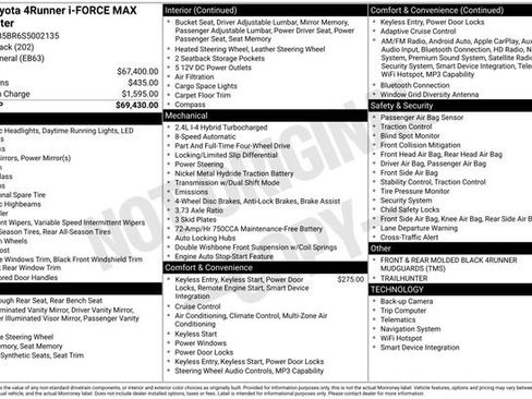 Certified 2025 Toyota 4Runner Trailhunter AWD/4WD image 36