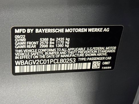 Certified 2023 BMW 840i Gran Coupe w/ Comfort Seating Package image 21