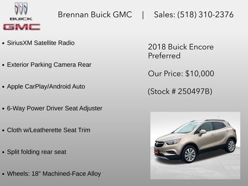 Used 2018 Buick Encore Preferred AWD/4WD image 6