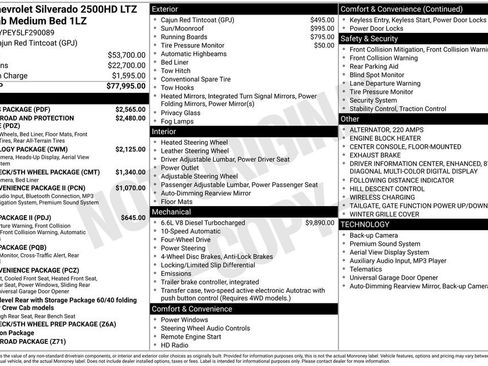 Used 2020 Chevrolet Silverado 2500 LTZ w/ LTZ Plus Package image 4