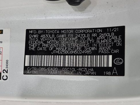 Used 2022 Lexus RC 350 w/ Premium Package image 31