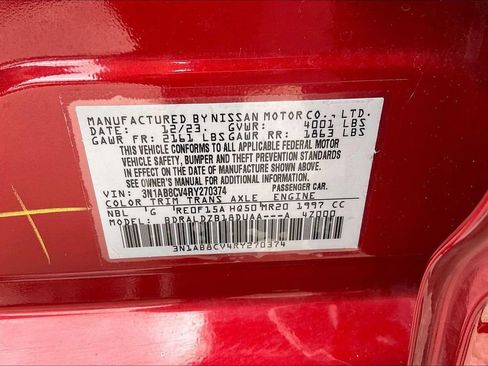 Used 2024 Nissan Sentra SV w/ All-Weather Package FWD image 43