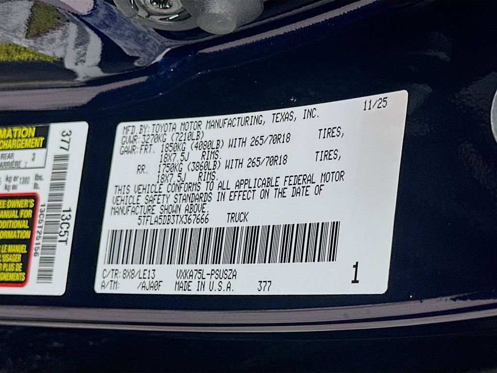 Certified 2026 Toyota Tundra SR5 w/ SR5 Premium Package AWD/4WD image 32