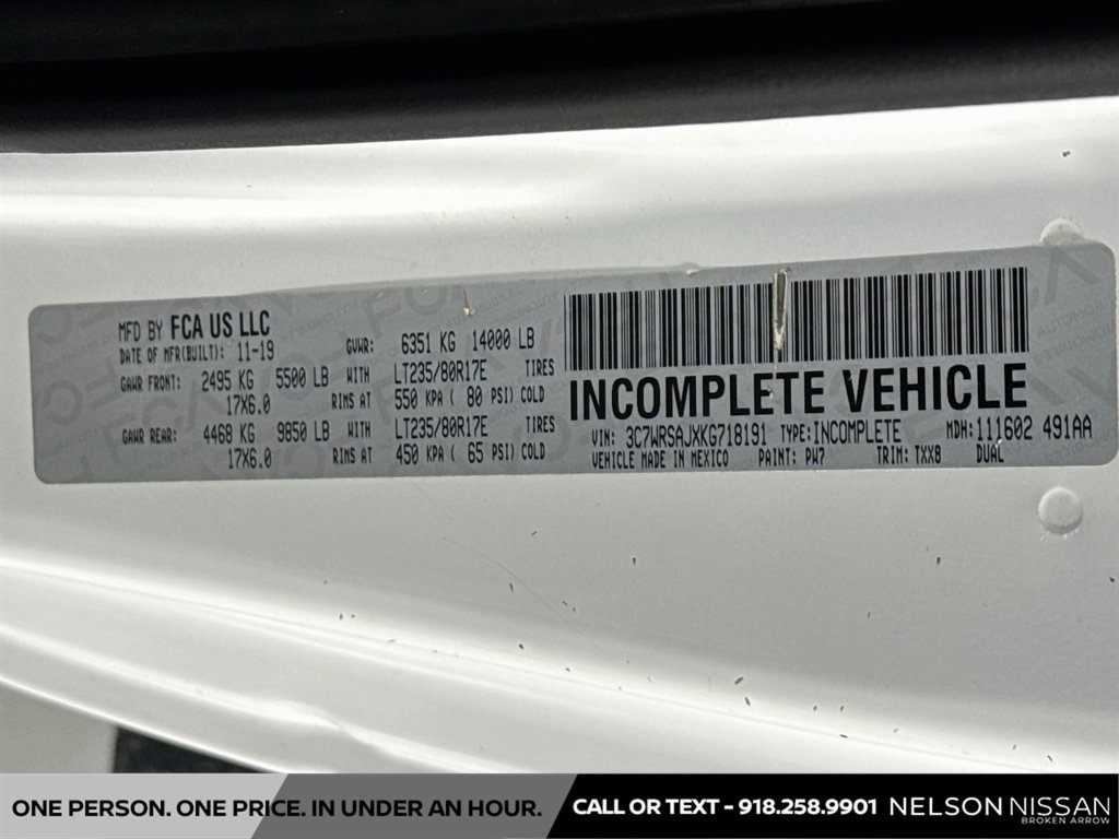 Used 2019 RAM 3500 Tradesman RWD image 29