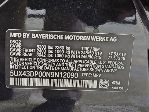Used 2022 BMW X3 sDrive30i w/ M Sport Package 2 RWD image 45