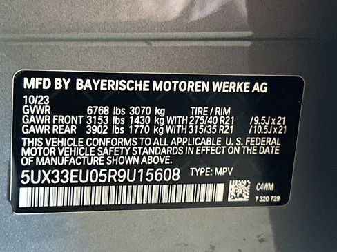 Used 2024 BMW X5 M60i w/ Executive Package AWD/4WD image 34