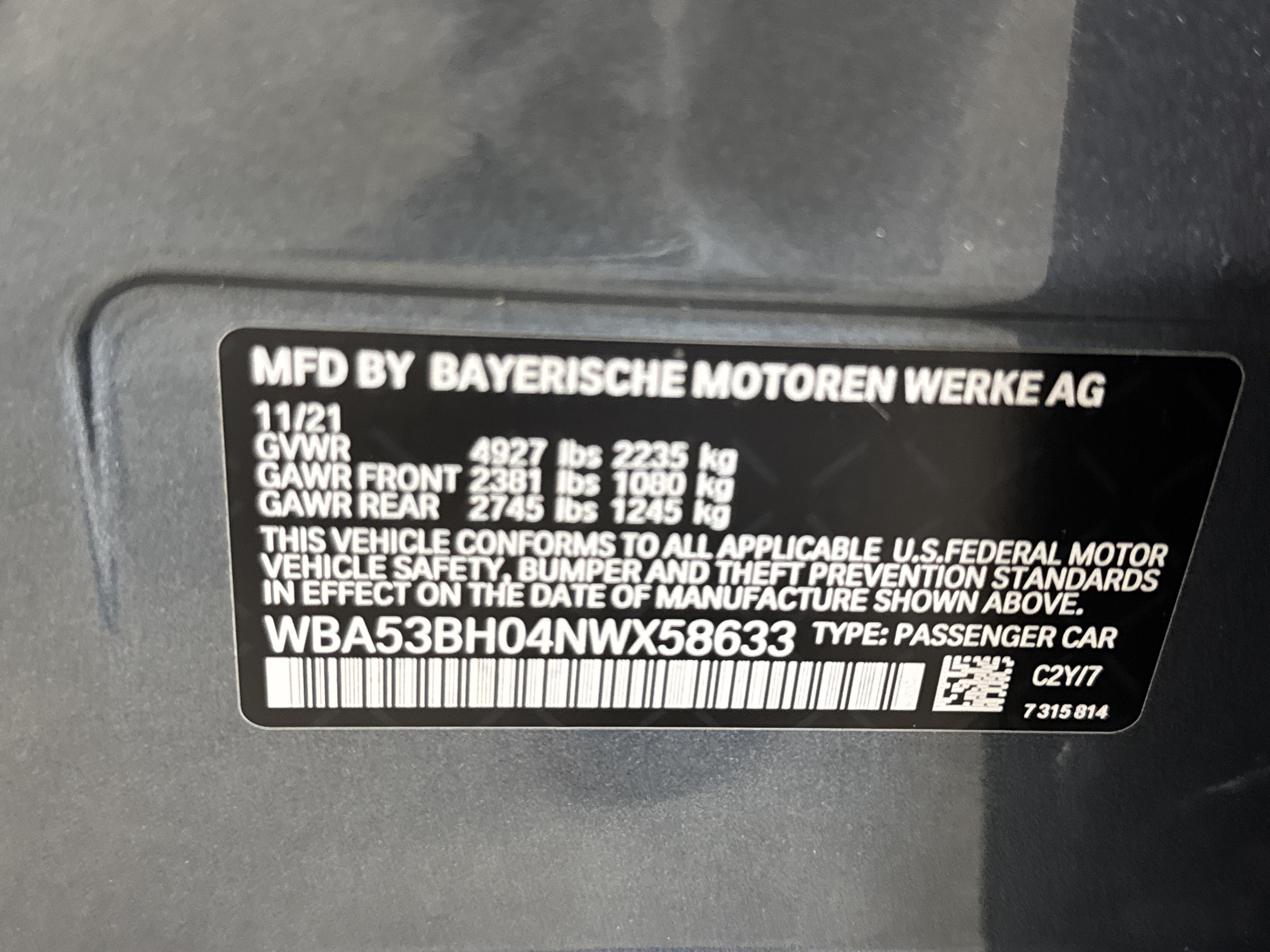 Used 2022 BMW 530i w/ Premium Package RWD image 38