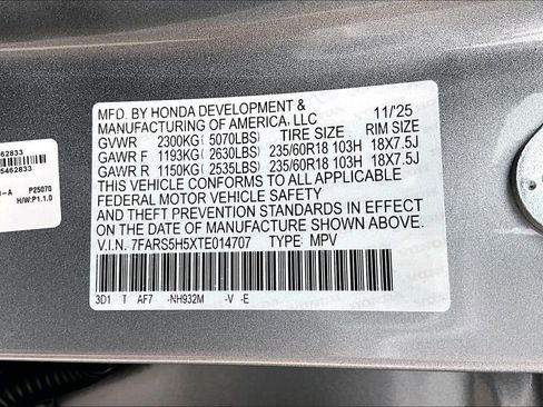 New 2026 Honda CR-V Sport image 8