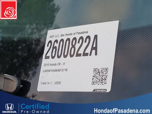 Certified 2019 Honda CR-V EX image 33