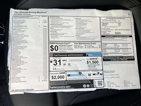 New 2026 BMW 330i Sedan w/ Convenience Package image 18