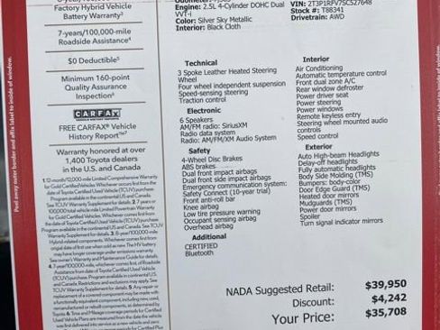 Used 2025 Toyota RAV4 XLE w/ Weather Package image 39